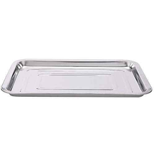 JinYan Generic Tattoo Stainless Steel Tray, 2 Pack, Silver, 13.5 X 10 Inches, Medical/Dental/Body Piercing/Tattoo Tools