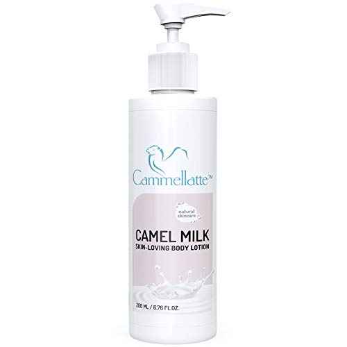 Cammellatte Camel Milk Body Lotion. Daily Moisturizer, Natural Skincare, Containing Superfood Camel Milk with Vitamins, AHAs, and Fatty Acids 6.76 Ounces
