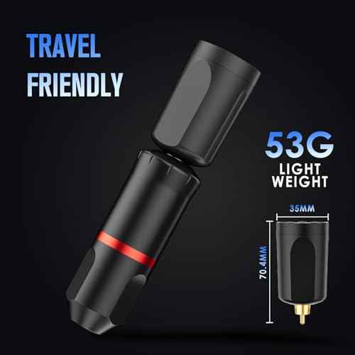 STIGMA Wireless Tattoo Gun Tattoo Kit Complete with Rotary Tattoo Pen,1400 mAh Tattoo Battery, 20Pcs Tattoo Cartridge Needles and 7 Colors Tattoo Ink Set Tattoo Accessories STQ49P802-1