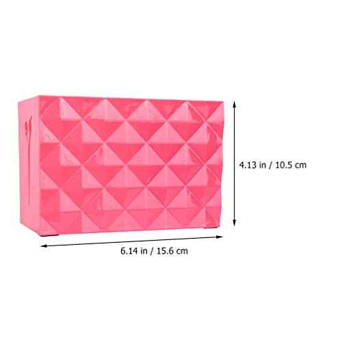 Uonlytech Barber scissors Holder Professional Hair Shears Holder Combs Organizer Hairdresser Scissor Storage Box for Hairdresser Pink