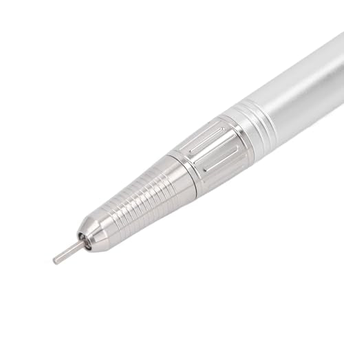 Nail Drill Handpiece Replacement,Adjustable High Speed Quiet Replacement Handle,Nail Drills Handle Machine,for Nail Polishing Machine (Silver)