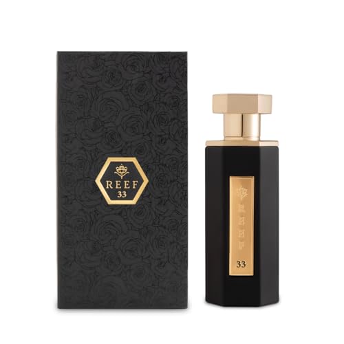 Luxury Unisex, Men's & Women's Perfume - Eau de Parfum 100ml (3.4oz) - Bold Long-Lasting Arabic-Inspired Scents (3.4, Reef 33)