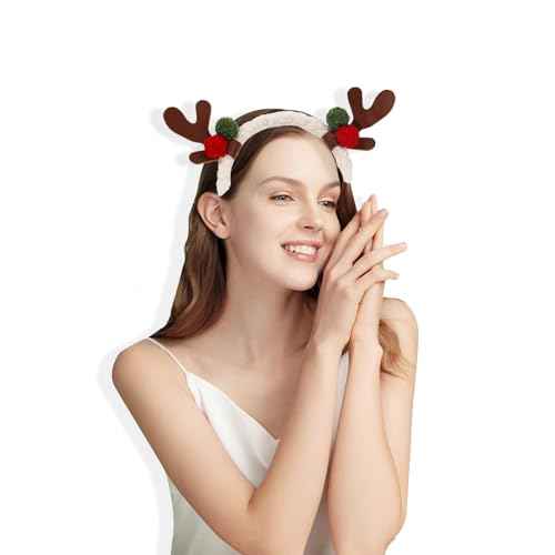 Christmas Headband Elk Antlers Christmas Accessories Holiday Headbands for Women Christmas Costume Accessory