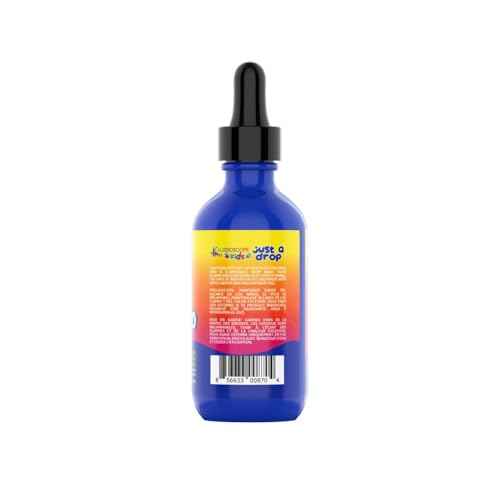 Kaleidoscope Nourishing Kids Just A Drop Oil - Lightweight Hair Oil with Castor, Coconut and Argan Oils - Hydrates Dry Scalp, Softens Curly Hair - 2oz