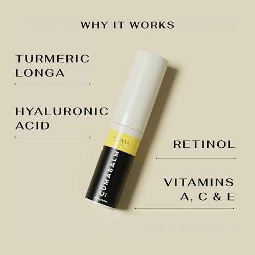 CumaBalm¢â ? Eye Balm with Turmeric and Retinol for Puffy Eyes & Dark Circles ? Vegan