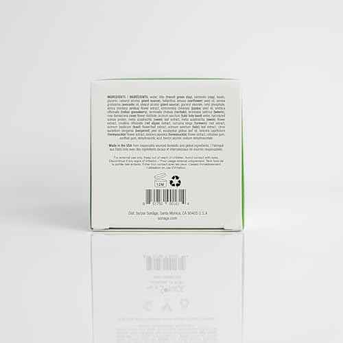 SONAGE Tulsi Soothing Tri Clay Mask | For Acne-Prone Skin | Mineral Rich Clay Mask Unclogs and Purifies Pores | Neem Oil and Turmeric