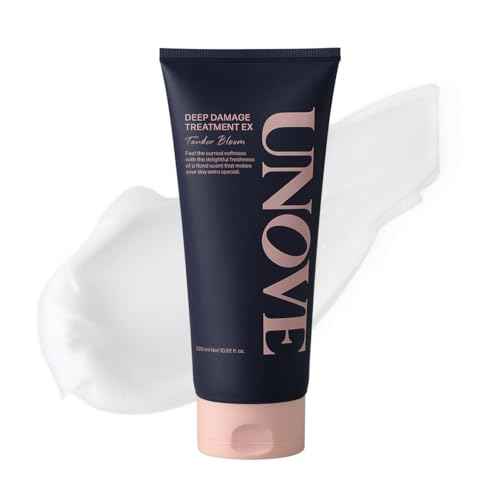 UNOVE Deep Damage Treatment Ex - Protein Hair Treatment & Hair Mask for Damaged Hair | Deep Conditioning & Keratin Hair Mask for Dry, Frizzy Hair | Korean Hair Care | Tender Bloom, 10.82 fl oz