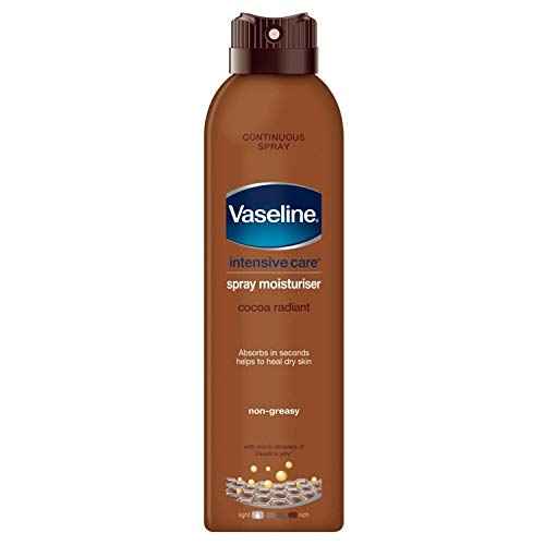 Vaseline Spray and Go Body Moisturiser, Cocoa 190 ml