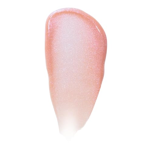 e.l.f. Glow Reviver Lip Oil, Nourishing and Hydrating with High-Shine Glimmer Finish & Sheer Wash Of Color, Minty Scent, Non-Sticky, Vegan & Cruelty-free, Candy Coded