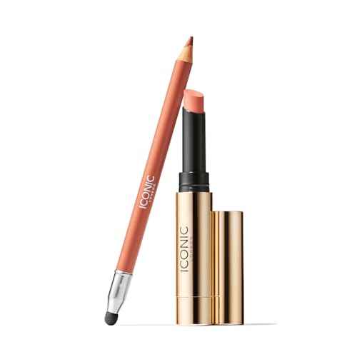 ICONIC LONDON Makeup Set for Natural Glow and Radiant Highlight, Perfect for Stocking Stuffers, Travel-Friendly, Cruelty-Free, Vegan Makeup