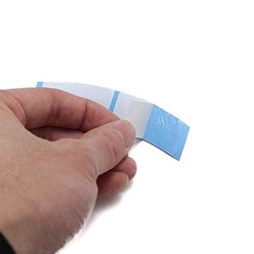 Ultra Hold Mini Tabs Tape Walker Tape 72 Tabs Minis Adhesive Walker Tape Double-Sided Tape Strips for Lace Wigs & Toupees (WKR-UHT-M)