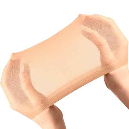 Smilco 20 Pcs Light Brown Wig Caps for Women, Ultra-Thin Stretchy Nylon Lace Front Stocking Caps (Ballet/Cosplay/Daily Use)