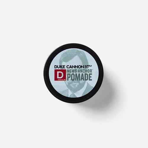 Duke Cannon News Anchor Hold Pomade - Strong Hold & Natural Finish (Pack of 2, 4.6 oz.)