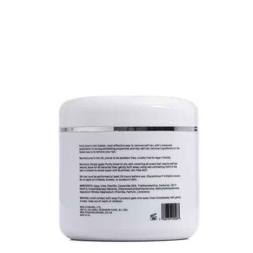 Rose & Caramel Purity Excel 60 Second Miracle Express Self Tan Remover & Exfoliating Tan Eraser Body Scrub 14.89 Fl Oz (440ml)