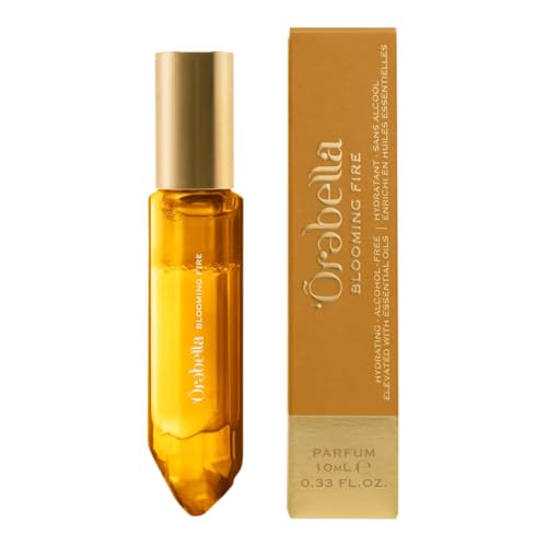 Orebella Blooming Fire Perfume, Travel Size Eau de Parfum for Women, Warm Floral Scent with Musk Notes 0.33 oz/10 Ml