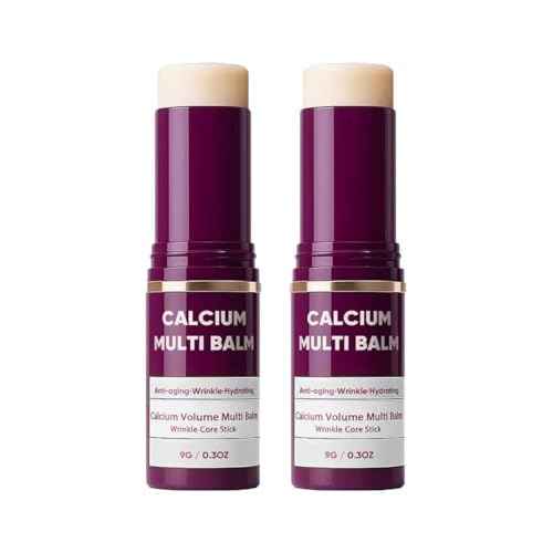 2Pcs Calcium Multi Balm Anti-Aging Face Cream | Calcium Multi Balm for Wrinkles & Sagging Skin | Intensive Repair, Firming & Hydrating Moisturizer for Face, Eyes & Neck