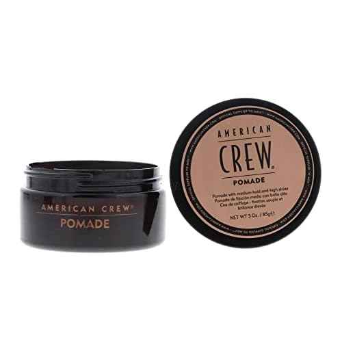 Men's Hair Pomade by American Crew, Medium Hold with High Shine, 3 Oz (Pack of 2)