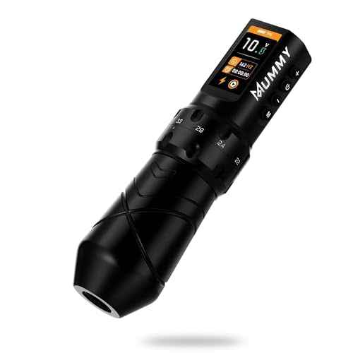 Mummy Sphinx Tattoo Pen Machine with Adjustable 6 Strokes 2.2,2.4,2.8,3.3,3.7,4.2mm