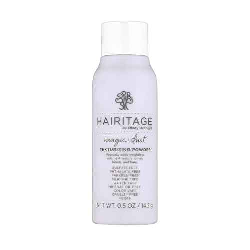 Hairitage Hair Texture Powder for Men and Women - Volumizing Hair Product - Texturizing Powder for Fine Hair - Add Texture to Any Hair Style or Hair Type, Weightless Formula - Vegan + Cruelty-Free