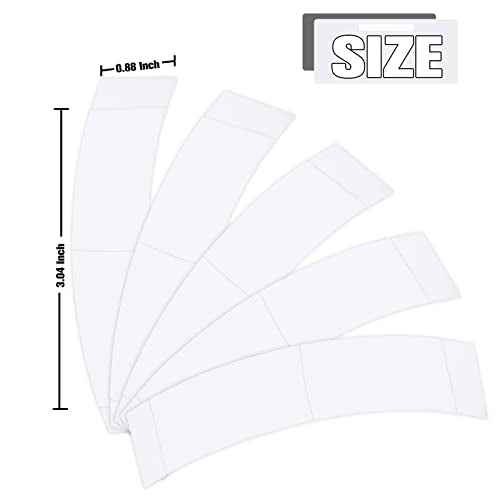 48 Piece Wig Tape for Lace Front Wigs Tape Strips in Extension Double-Sided Waterproof Lace Wigs Adhesive Strong Hold Clear Wig Tape for Wigs Toupees Hairpiece and Hair Extension (White)