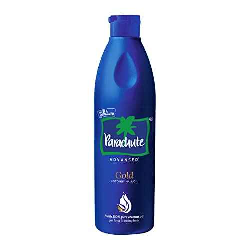 Parachute Advansed Gold Coconut Hair Oil with Vitamin E| Pure Coconut Oil| For Long, Strong & Nourished Hair| Indian Hair Oil | 13.5 Fl.oz.