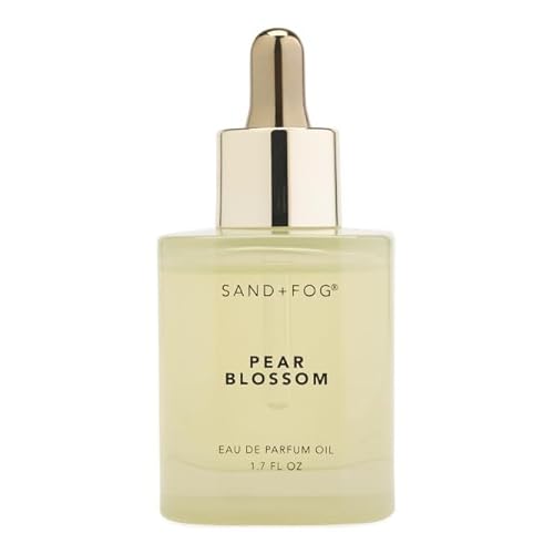 Sand + Fog Pear Blossom Eau de Parfum Dropper Oil for Women, 50 ml, 1.69 FL OZ Unboxed