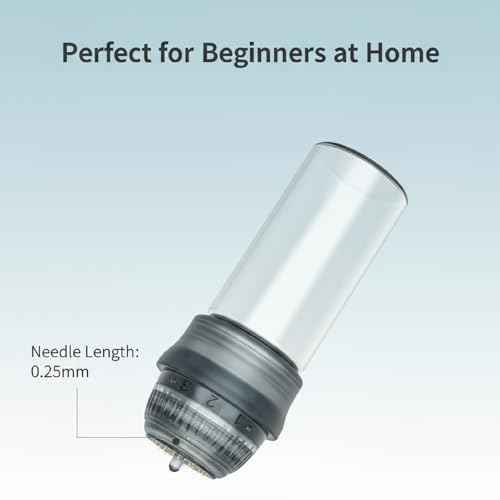 Micro Infusion Needles System for Face Skin Care, 0.25mm Microneedling Derma Stamp Serum Applicator for Women & Men