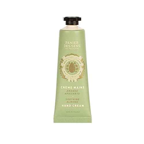 Panier des Sens - Pretty Hands Set - Almond Mini Hand Cream + Nail & Cuticle Oil - 97% Natural, Shea Butter & Sweet Almond - Travel Gift Set for Dry, Cracked Hands - French Skincare Holiday Gift