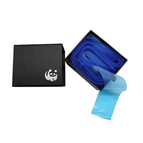 HuoHuo 100PCS Tattoo Clip Cord Sleeves,Box Plastic Clip Cord Sleeves blue,Disposable Hygiene Clip Cord Covers,One Box of 100PCS Plastic blue Clip Cord Sleeves,Machine Bags(Blue)