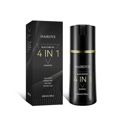 Hair Dye Shampoo,New Instant Hair Care dye shampoo For Men And Women (black)