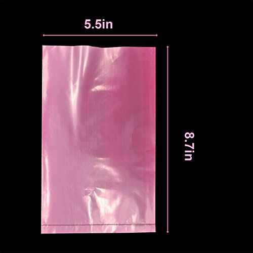 300PCS Tattoo Wash Bottle Bags,Disposable Squeeze Bottle Bags,Tattoo Supplies Accessories,Tattoo Bottle Bags for Tattoo Bottles Tattoo Supplies Tattoo Kits (Pink)
