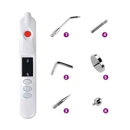 Rechargeable Micro Plexr Energy Arc Acne Treatment Gun Kit for Enhanced Absorption, Elasticity, Eyelids Lifting, Skin Tightening, Face Toning, Wrinkle Puffiness Reduction, Pore Care