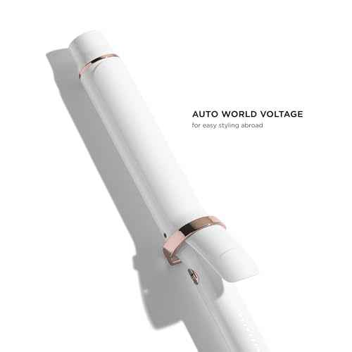 T3 SinglePass Curl X Extra-Long Barrel 1", 1.25", 1.5" Curling Iron with 9 Heat Settings and Ceramic Barrel for Fast Styling and Lasting Results on All Hair Types