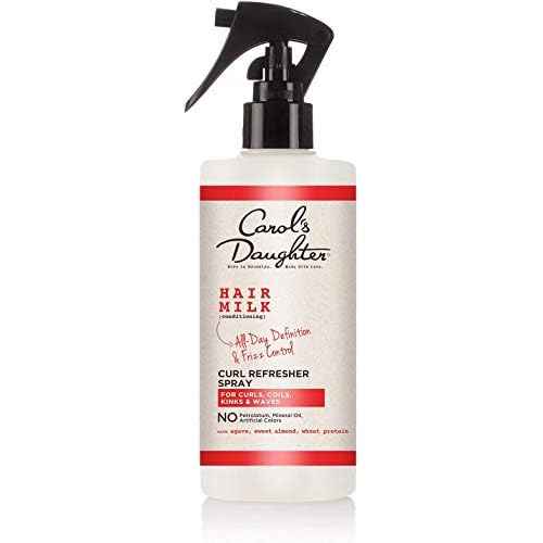 Carol's Daughter Hair Milk Curl Refresher Spray for Coils and Waves, with Agave, Sweet Almond and Wheat Protein, 10 fl oz