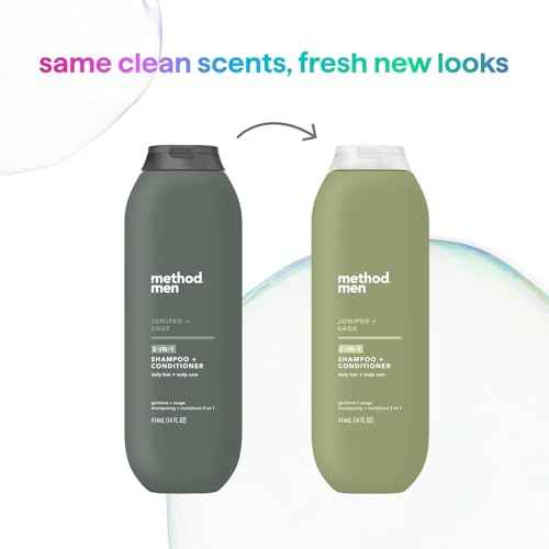 Method Men 2-in-1 Shampoo + Condtioner, Juniper + Sage, 14 Ounces
