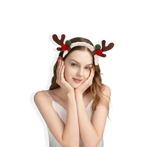 Christmas Headband Elk Antlers Christmas Accessories Holiday Headbands for Women Christmas Costume Accessory