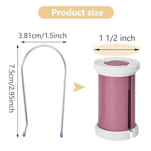 20pcs Hot Roller Pins,Hot Roller Clips for Electric Rollers,1.5 In Hots Curler Clips Replacement Kit,Portable Electric Curler Clip Fits Most Sized Rollers Curlers,Purple