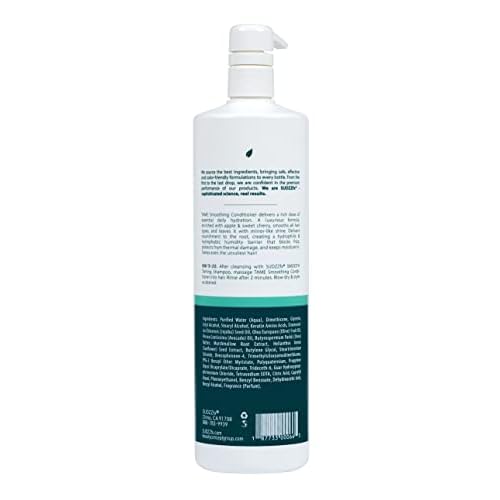 SUDZZFX TAME Smoothing Conditioner ? Hydrating & Moisturizing Hair Treatment ? Frizz Control, Color Safe, Sulfate-Free, Paraben Free ? Conditioner for Dry & Damaged Hair, 33.8 fl oz