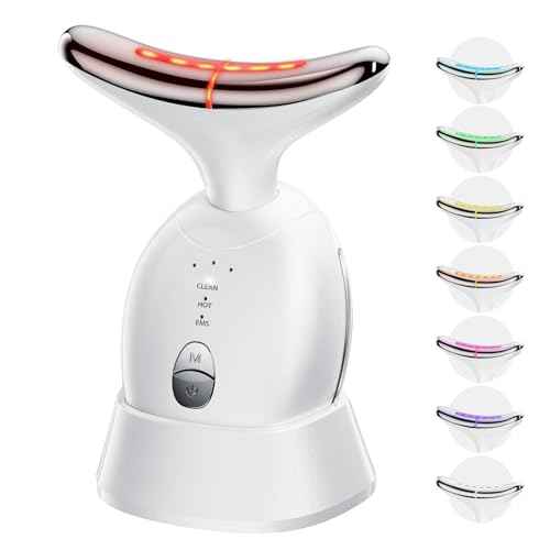 Facial & Neck Massager: Red Light Therapy for Women, Skin Lifting Beauty Device,7 in 1 LED Facial Sculptor Tool for Women's Daily Skincare