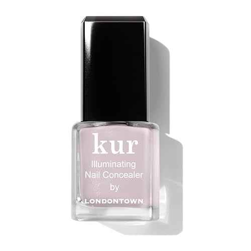 LONDONTOWN Illuminating Nail Concealer - Long Lasting Brightening Lacquer Nail Care for Discolored, Yellowing Nails, Mini Bottles 0.24 Fl Oz