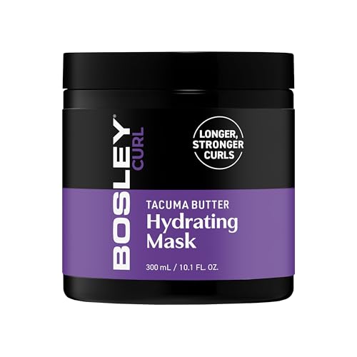 Bosley Curl Ultra Hydrating System ? 3-Step Anti-Thinning Regimen with Shampoo, Hydrating Mask & Scalp Serum ? Tacuma Butter, Biotin, Saw Palmetto & Rosemary ? For Curly & Coily Hair