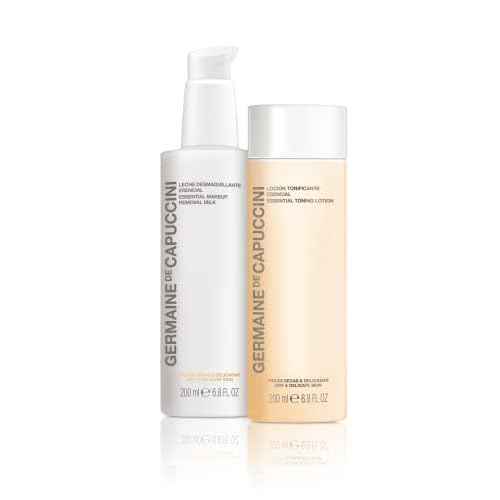 Germaine de Capuccini - Options | Essential makeup Removal Milk - Sensitive and Normal Skin - Removes impurities and makeup traces, prevents dryness and showers the skin with hydration - 6.8 FL OZ