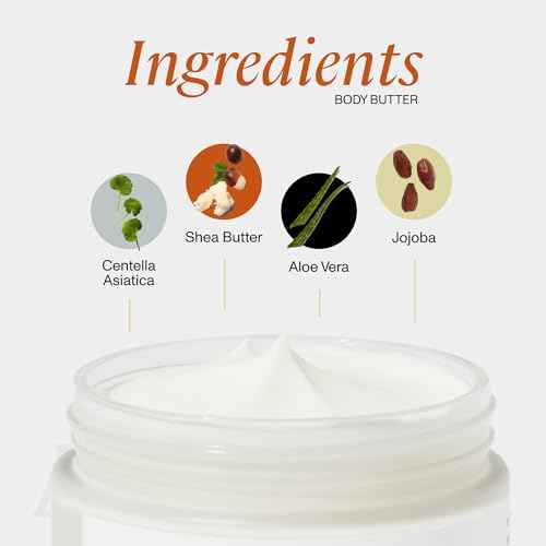 ANYA Body Butter, 5oz - Stretch mark repair and prevention lotion. Dermatologist-tested, Breastfeeding Safe ultra-rich cream, keeps skin hydrated postpartum. Essentials Gifts Baby Shower Gifts