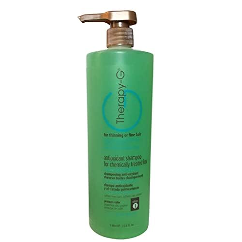 Antioxidant Shampoo For Chemically Treated Hair For thinning, fine hair and anti hair loss. Hair regrowth and color protector Liter 33.8 oz