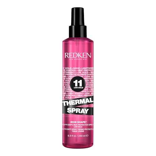 Redken Thermal Spray 11 Low Hold For All Hair Types - Provides a Smooth, Silky & Frizz-Free Blow-Dry Finish while Protecting Against Heat Damage
