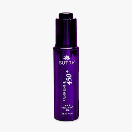 SUTRA Fahrenheit?450+ Multi?Purpose Oil for Hair, Skin & Scalp | Heat Protection to 450?¡ÆF | Frizz Control, Shine & Deep Hydration ? Face, Body & Pre?Shampoo Treatment