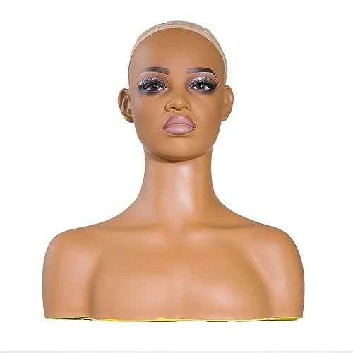 Male Mannequin Head 8"-10" 100% Human Hair Curly Hair Hairdresser Cosmetology Mannequin Manikin Training Head Hair and Free Clamp Holder