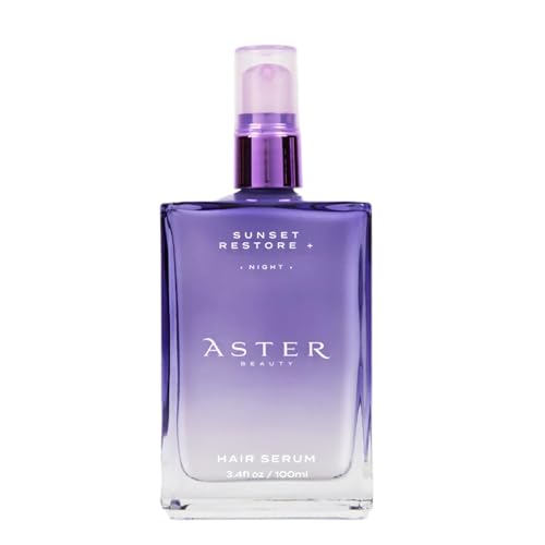 Night Hair Serum for Split Ends & Frizz Sunset Restore + Hair Serum | Leave-In Overnight Repair with Niacinamide & Protein | Strengthens, Smooths & Hydrates (3.4 oz)