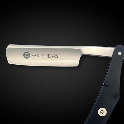 Saki Straight Shaving Razor for Men - Traditional Shave Razor in Premium Steel