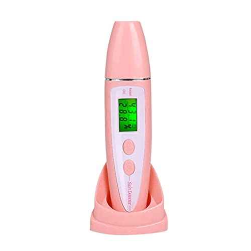 Skin Analyzer Skin Moisture Analyzer Moisture Meter Skin Care Water Oil Tester Detector Portable for Women Digital Skin Analyzer, White